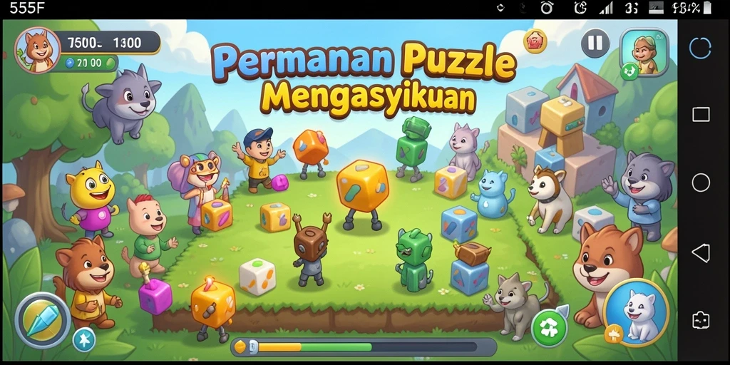 Gameplay menantang dan grafis menarik dari 555F.