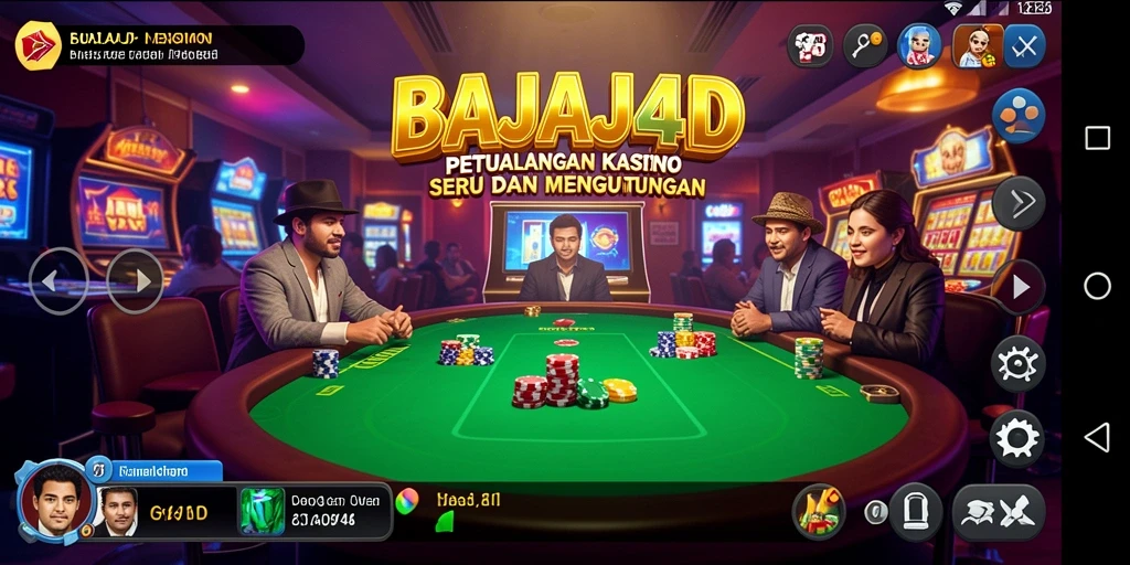 Tampilan gameplay menakjubkan di BAJAJ4D, pengalaman Kasino yang seru.