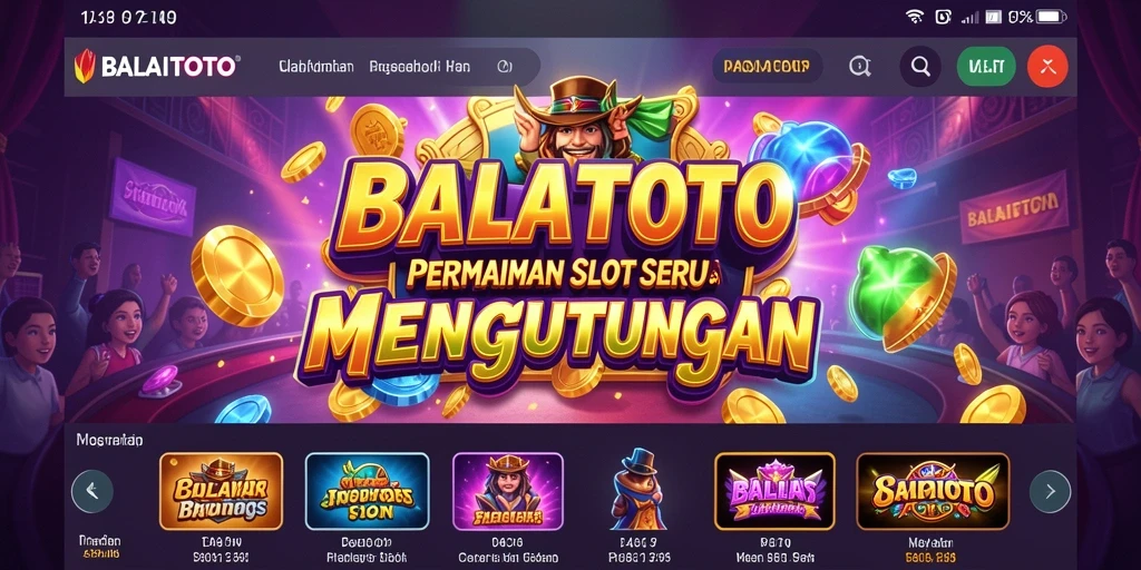 Tampilan menarik dari gameplay BALAITOTO dengan slot yang mengasyikkan.