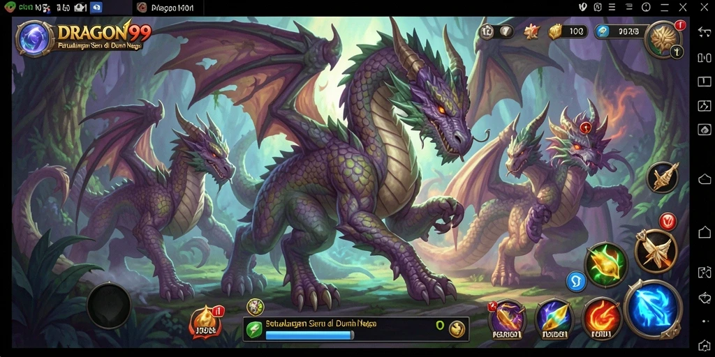 Tampilan bermain DRAGON99 dengan aksi petualangan yang mendebarkan.