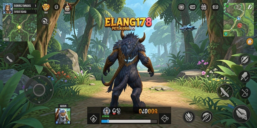 Tampilan gameplay ELANG178 dengan simulasi yang mendetail dan interaksi menarik.