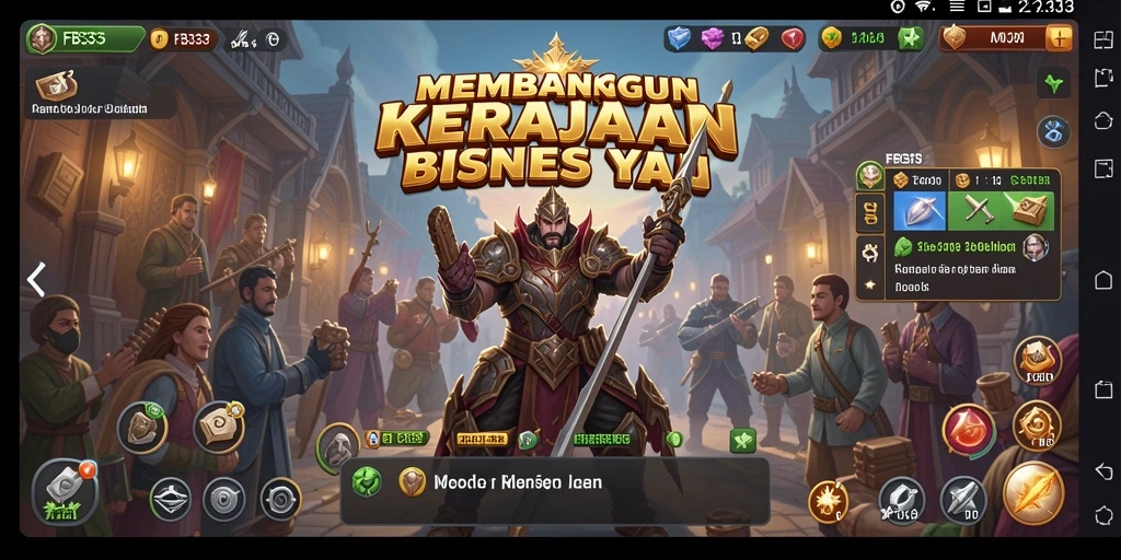 Tampilan gameplay FB333 yang menarik dan penuh strategi Tycoon.