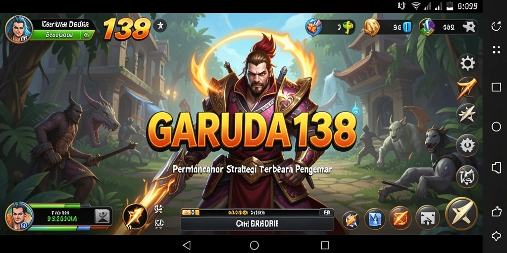 Tangkapan layar GARUDA138 menampilkan strategi pertempuran mendebarkan.