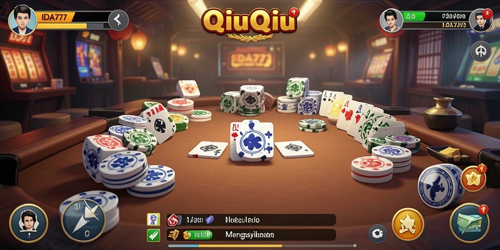 Screenshot gameplay QiuQiu yang menarik di IDA777.