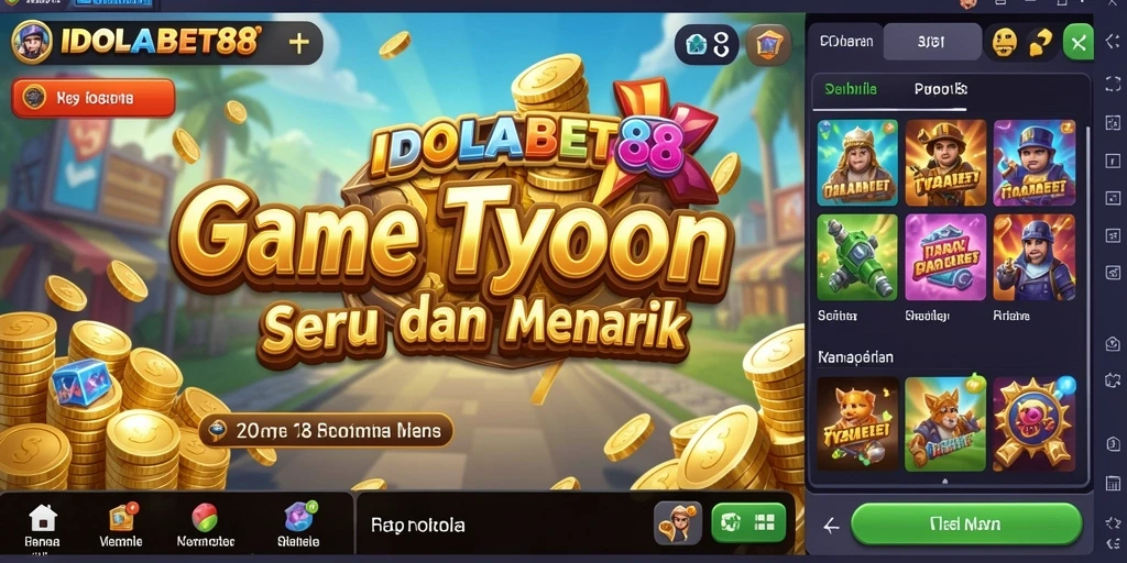 Tampilan gameplay menarik dari IDOLABET88 yang menantang.