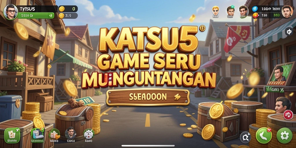 Gameplay KATSU5 yang penuh strategi dan keseruan.