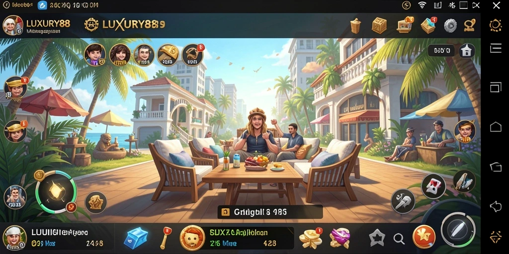 Gameplay LUXURY88 yang penuh warna dan menyenangkan.