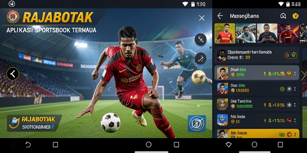 Tampilan gameplay RAJABOTAK dengan berbagai pilihan taruhan.