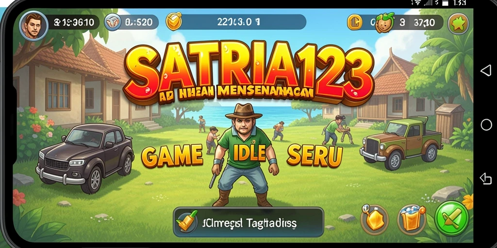 Tampilan gameplay yang menarik dan penuh warna dari SATRIA123.